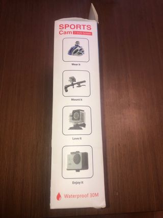 Cámara Deportiva Wiseup HD 1080p