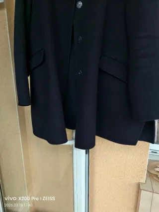 Chaqueta azul marino 97% lana