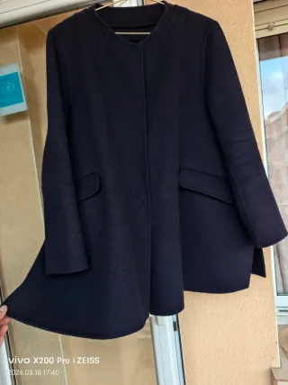 Chaqueta azul marino 97% lana