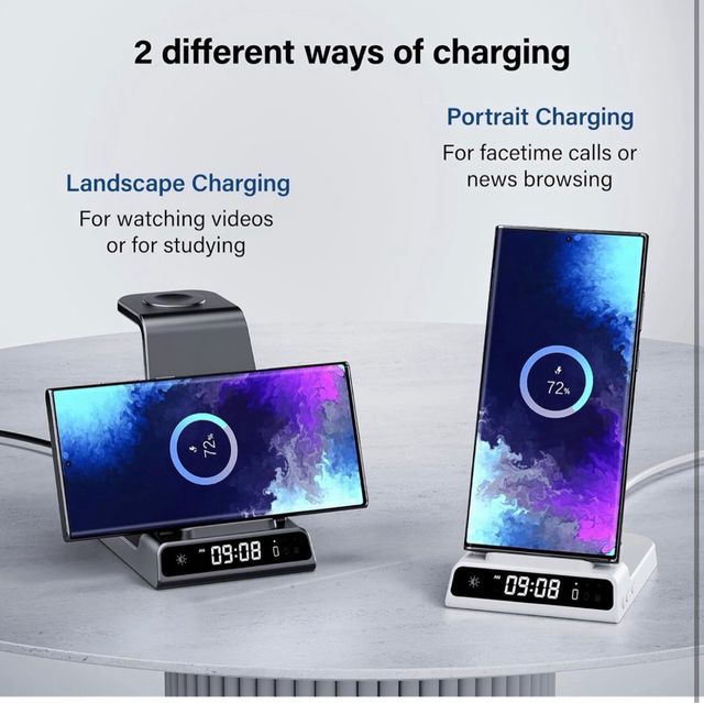 Cargador inalámbrico 3 en 1