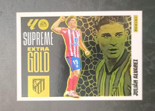 Julian Alvarez Supreme Extra Gold Liga 26 Panini