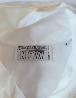 Camicia Pancaldi anni '90 con collo a scialle