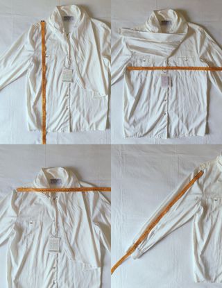 Camicia Pancaldi anni '90 con collo a scialle