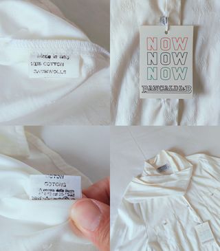 Camicia Pancaldi anni '90 con collo a scialle