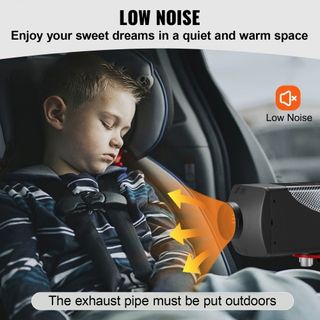 Calentador de aire diésel de 12V 5-8KW con interruptor LCD, calentador diésel con control remoto y kit de accesorios, calentador de estacionamiento de 12V 8KW