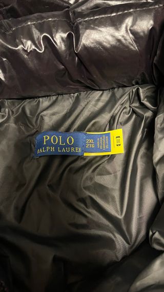 Chaqueta Polo Ralph Lauren Negra Brillante