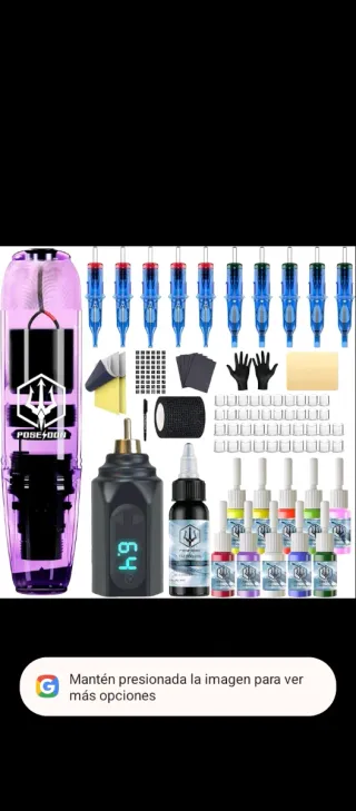 Maquina tatuadora poseidon kit nueva