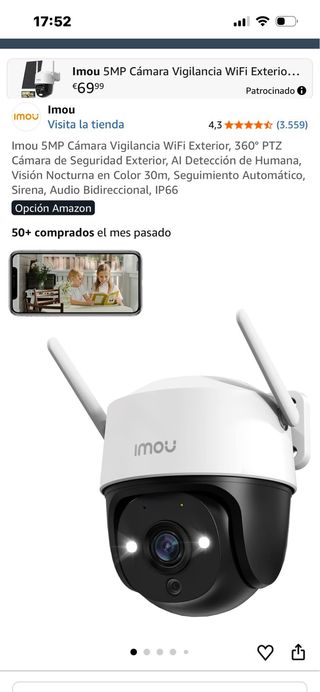 CAMARA DE SEGURIDAD CRUISER SE+ 3K