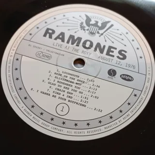 LP Ramones: 'Live at The Roxy August 12, 1976'
