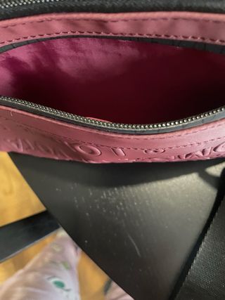 Bolso bandolera Debota & Lomba color vino