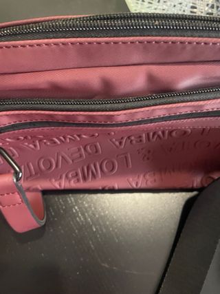 Bolso bandolera Debota & Lomba color vino