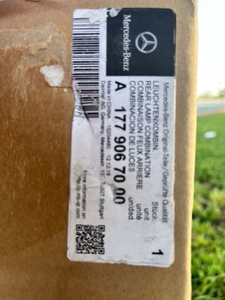 Piloto Trasero Mercedes Clase A Derecho