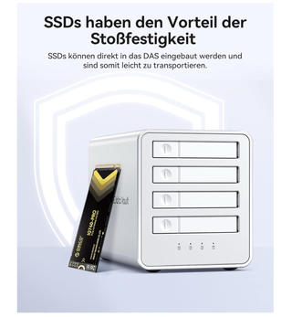 ORICO All-Flash 2.5 Caja de Disco Duro SSD NVMe