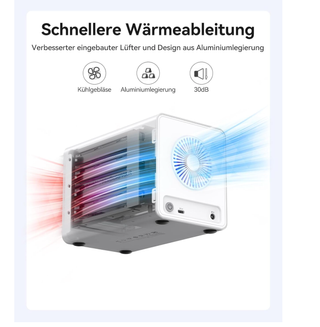 ORICO All-Flash 2.5 Caja de Disco Duro SSD NVMe