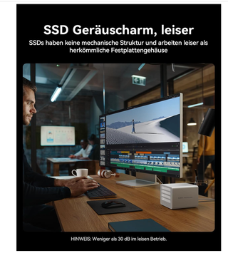 ORICO All-Flash 2.5 Caja de Disco Duro SSD NVMe