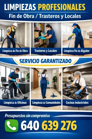 Limpieza fin de obra