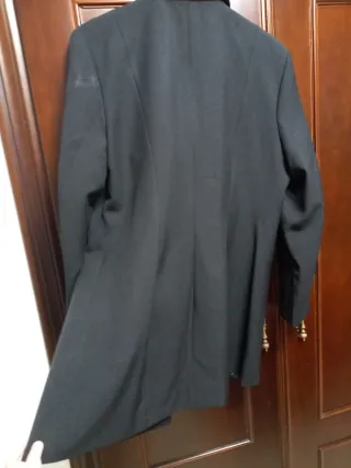 Chaqueta larga negra