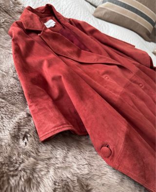 Capa de ante color teja Pedro del Hierro