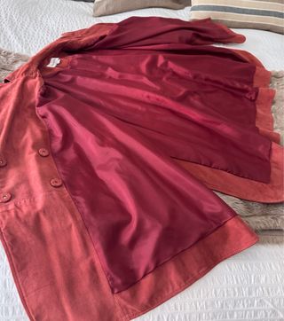 Capa de ante color teja Pedro del Hierro