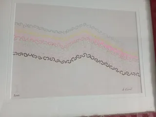 Quadro Visconti 53x43 cm Carta Multicolore