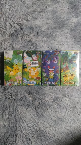 Pokemon Collect 151 Artset Slim Booster Box China