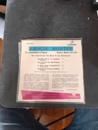 Disco Vinilo Gracia Montes Flamenco