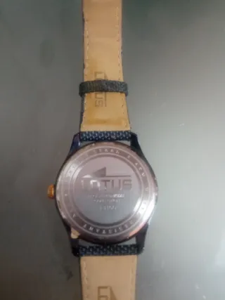 Reloj Lotus Hombre Azul y Dorado