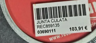 Junta culata motor Volvo 2002