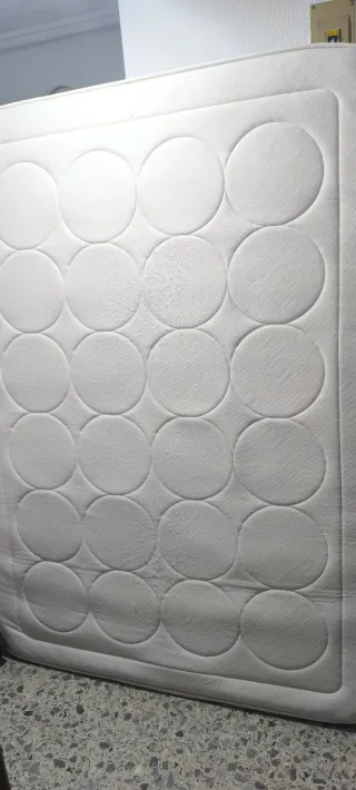 Base tapizada y colchón 105x190 y 150x190