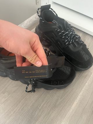 Versace Chain Sneakers Nere