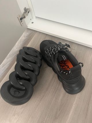 Versace Chain Sneakers Nere