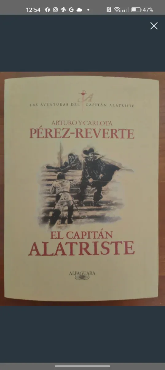 Libro El capitán Alatriste
