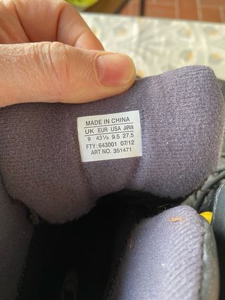 Botas Salomon Nieve Negras y Amarillas