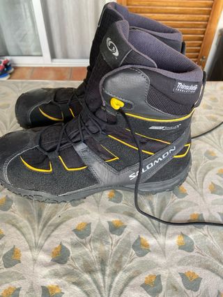 Botas Salomon Nieve Negras y Amarillas