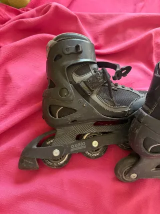 Patines en línea Oxelo negros talla 42