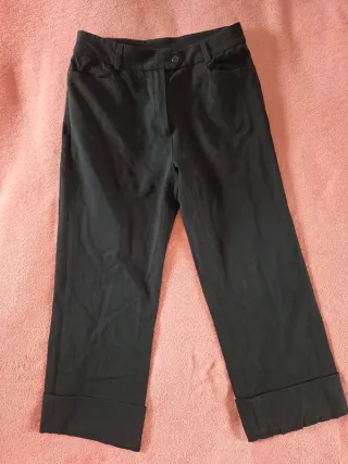 Set camicia lino Zara M/L + pantaloni neri M