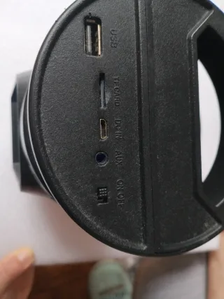 Altavoz Portátil Innova Bluetooth LED Azul