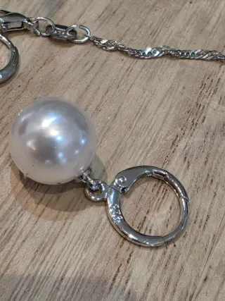 Conjunto Plata y Perlas