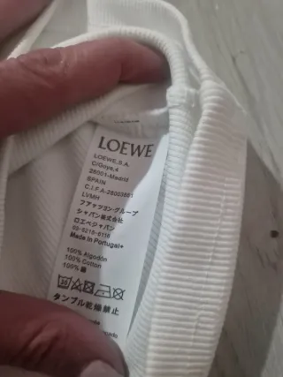 Camiseta Loewe Blanca