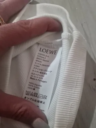 Camiseta Loewe Blanca