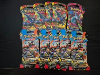 10 Sobres Pokémon TCG Megaevolución