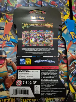 10 Sobres Pokémon TCG Megaevolución