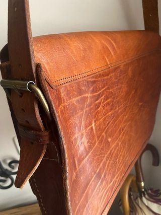 Bolso bandolera piel unisex