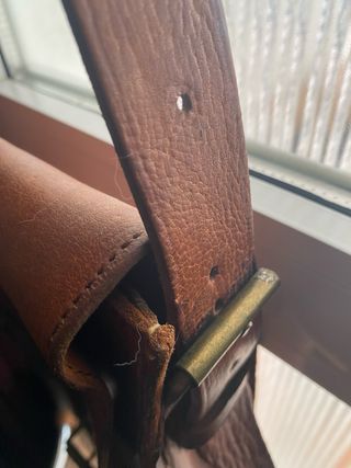 Bolso bandolera piel unisex