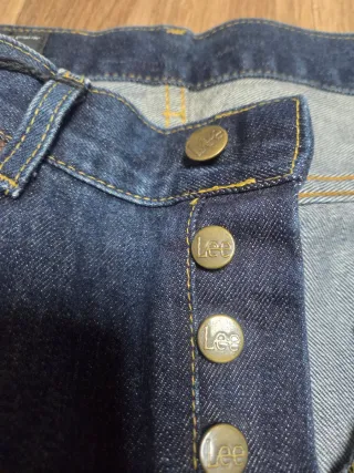 Jeans Lee vintage 90's,L34 distressed blu