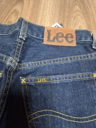 Jeans Lee vintage 90's,L34 distressed blu