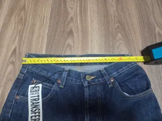 Jeans Lee vintage 90's,L34 distressed blu