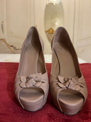 Scarpe décolleté Gucci beige