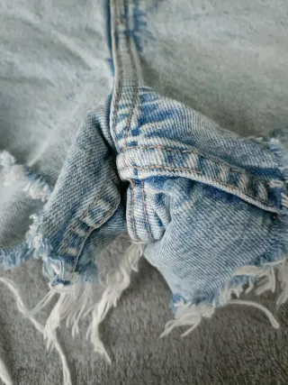 Pantalón corto vaquero Zara