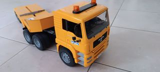 Camion Bruder MAN con Rimorchio Fliegl